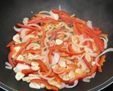 A picture of step 6 of Stir fry spaghetti special.