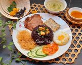 Hình bước làm 3 của món Cách nấu cơm gạo lứt đen bằng nồi cơm điện