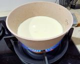 Foto langkah ke 3 dari resep Puding Susu Bunga Telang.