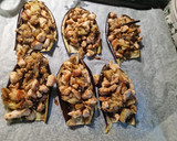 Foto del paso 5 de la receta: Berenjenas rellenas de pollo