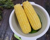 Hình bước làm 1 của món Bánh Bắp Hấp Kiểu Thái