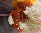 Foto del passaggio 1 della ricetta Pennette integrale con pesto di peperone e noci