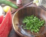 【視頻】超簡單地中海西瓜沙拉的食譜步驟6照片