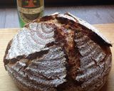 A picture of step 14 of Sourdough rye bread with spelt and wheat (Dutch oven ver.).