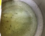 A picture of step 1 of Mater pulao.