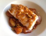 Foto del paso 25 de la receta: Lomos de merluza en all i pebre de pistachos y almendras