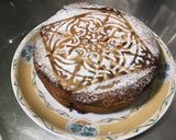Une image de l'étape 8 de Gâteau surprise soufflé aux pêches de vigne.