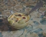 A picture of step 4 of Fruit custard.