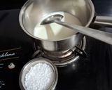 A picture of step 1 of Sago khir.