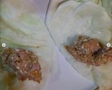 A picture of step 4 of Dolmades (Stuffed Cabbage Rolls).