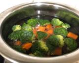 Broccoli Carrot Mushroom Salad with Halloumi Cheese recipe step 1 photo