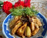 Hình bước làm 3 của món Món Chay - Mít non xào sả ớt