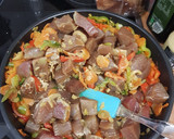 Foto del paso 5 de la receta: Atún con salsa de pimienta verde y verduras