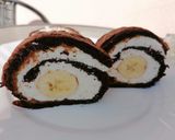 Banános tekercs recept fázis 4 fotója
