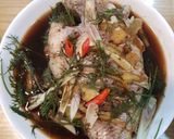 Hình bước làm 5 của món Diêu hồng hấp xì dầu