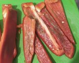 Foto del paso 2 de la receta: Pimientos morrones agridulces en conserva