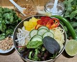 Une image de l'étape 3 de 🥗Salade thaï aux crevettes/ananas.
