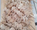Foto langkah ke 4 dari resep Sate jamur tiram, ayam, tempe gembus panggang teflon.. 😘.