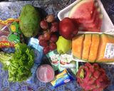 Foto langkah ke 1 dari resep Salad buah with chiaseed.