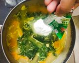 Foto langkah ke 6 dari resep Labu kuning & daun pepaya jepang kuah santan.