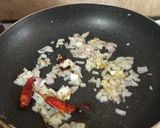 A picture of step 2 of Chawli Curry.