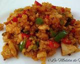 Foto del paso 10 de la receta Salteado de quinoa con arroz, pavo y verduras