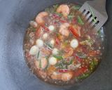 Foto langkah ke 7 dari resep Tauco Udang Telur Puyuh Jesslyn Orlane.