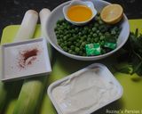 A picture of step 18 of Leek and green peas soup.