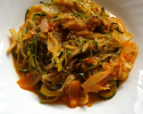 Foto del paso 7 de la receta: Espaguetis de calabacín con salsa de verduras