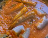 Gambar langkah 6 resipi Gulai Ikan Kacang dengan Terung Pipit.