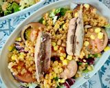 Foto del paso 4 de la receta: Ensalada gourmet con lentejas rojas y caballa