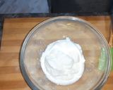 A picture of step 1 of Eggless Doll cake pineappple flavour.