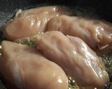Sült csirkemell, vajas petrezselymes spagettivel recept fázis 2 fotója