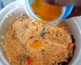 A picture of step 11 of Ambur mutton Biryani.
