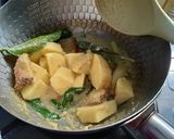 Foto langkah ke 2 dari resep Gulai Cumi Isi Tahu Telur.