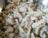 A picture of step 1 of Stuffed ham salad.