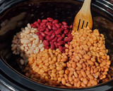 A picture of step 4 of Crockpot Calico Beans.