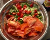 Mediterrán saláta recept fázis 2 fotója