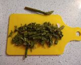 Foto del passaggio 3 della ricetta Gnocchetti asparagi e speck croccante