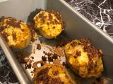 Spicy Chorizo Twice Baked Potatoes