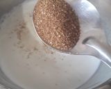 A picture of step 4 of Bengali delicacy dudhpuli.