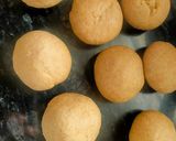 A picture of step 5 of Poori.