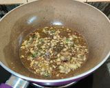 A picture of step 4 of Green moong toor dal tadka.