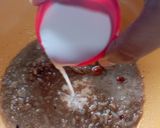 A picture of step 5 of Ada Pradhaman/ flatten rice/ poha pudding / kheer.