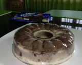 Foto langkah ke 6 dari resep Puding coklat oreo.