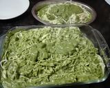 Foto del paso 12 de la receta: Fideos con salsa verde y pollo muy rica