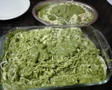 Foto del paso 12 de la receta: Fideos con salsa verde y pollo muy rica