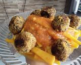 Foto del paso 12 de la receta: Albóndigas de frijol y arroz!!!😊🤔🤨🍝🍚🍘