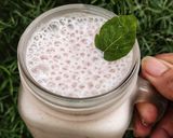 A picture of step 5 of Banana Strawberry Milkshake 🍓 🍌.