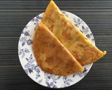 A picture of step 3 of Besan Chilla.